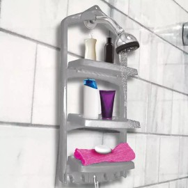 Yuliana Porta Shampoo Organizador De Baño Plástico Colores Yuliana