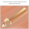 10pcs 3D Printer Extruder Brass Nozzles High Temperature Resistance Wear