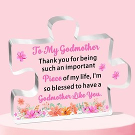 FMCC Godmother Gifts Godmother Birthday Gifts Acrylic Plaque Gifts for Godmother godmother Mothers Day Christmas