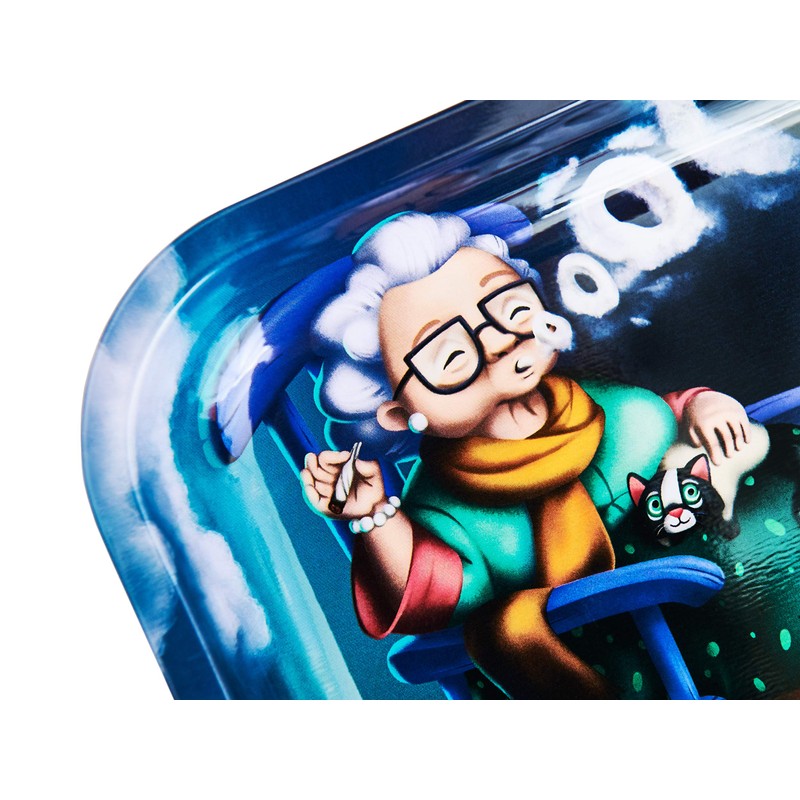 Granny's Exclusive Rolling Tray aus Metall | 27 x 16,5cm