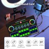 Live Sound Card Audio Mixer Recording Desktop Singing BT Power