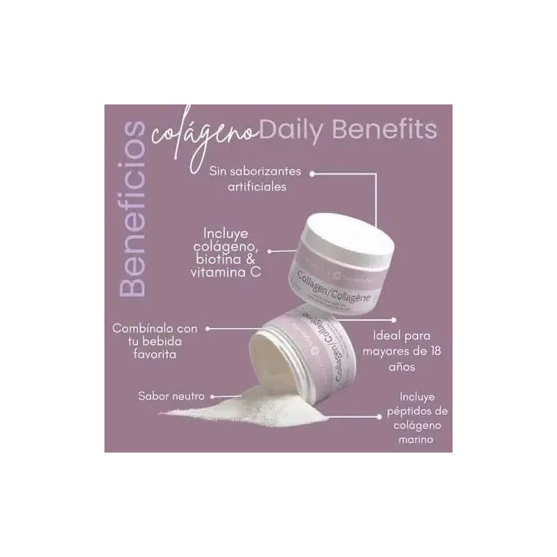 Colágeno Marino, Vitamina C, Biotina Mary Kay