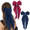 NiceYnn 2pcs Hair Bows Clips for Women, French Big Bowknot