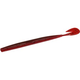 Zoom U-V Speed Worm, 15 Pack, 6in, Green Pumpkin Tomato, 018338X