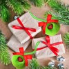 Chewarelly 6 Pack Lime Green Furry Christmas Ball Ornaments with
