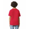 Gildan Youth Ultra Cotton T-Shirt, Style G2000B, 2-Pack, Red, Medium