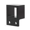 Plum Fittings Aluminum Fence Standard Wall Mount 1" x 1