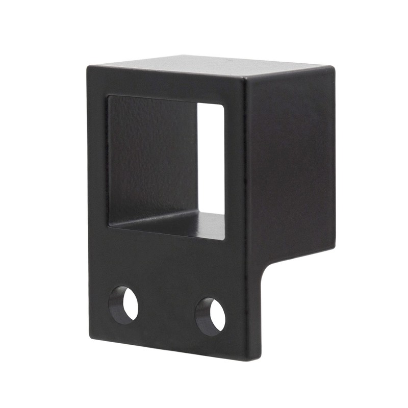 Plum Fittings Aluminum Fence Standard Wall Mount 1" x 1