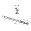 sourcing map PCB Drill Bits 3 mm Carbide Spiral Flute