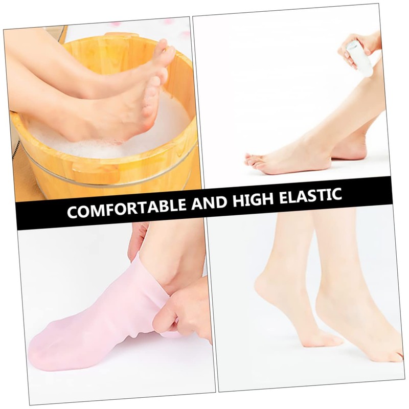 Baluue 2pairs Milky Feet Socks Tabi Socks Ultra Low Cut