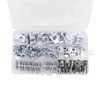 Yuhtech 80 Pcs 4 Size Stainless Steel U Clips M4