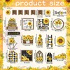 23 Pcs Sunflower Tiered Tray Decor Set Farmhouse Summer Decor
