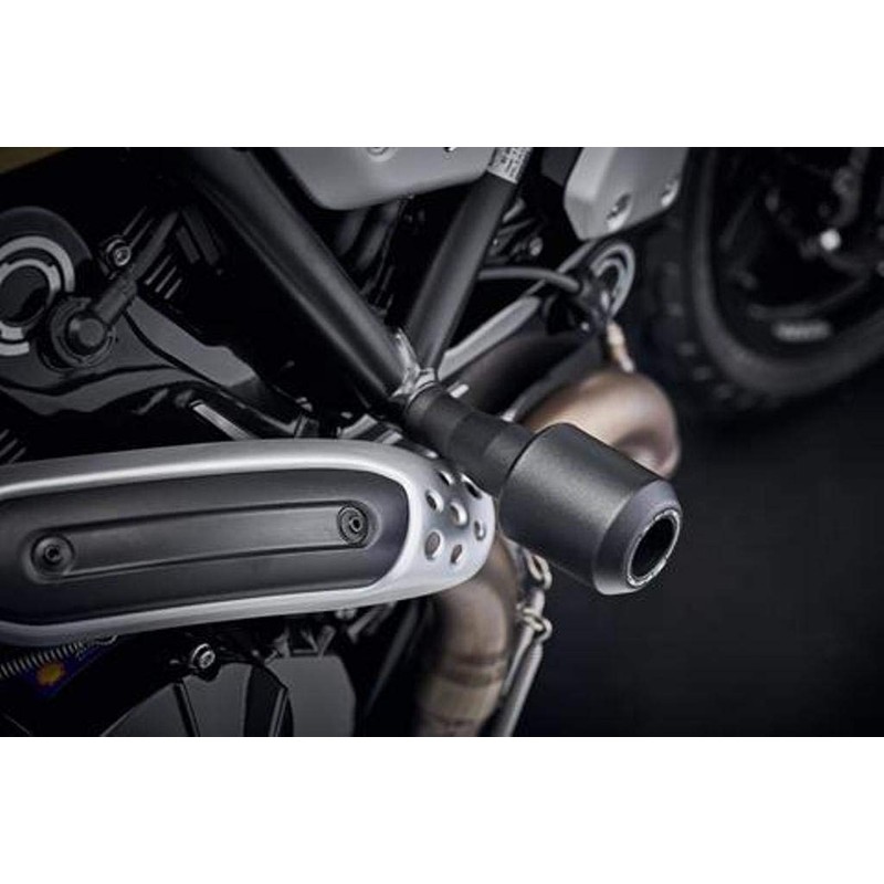 Evotech Performance Frame Crash Sliders/Bobbins to fit Ducati Scrambler 1100's.