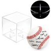 Acrylic Baseball Case for Display, UV Protected Baseball Display Cube,