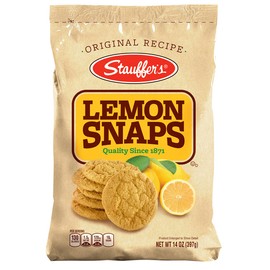 Stauffers Lemon Snaps Bag, 14-Ounce Bags (Pack of 6)