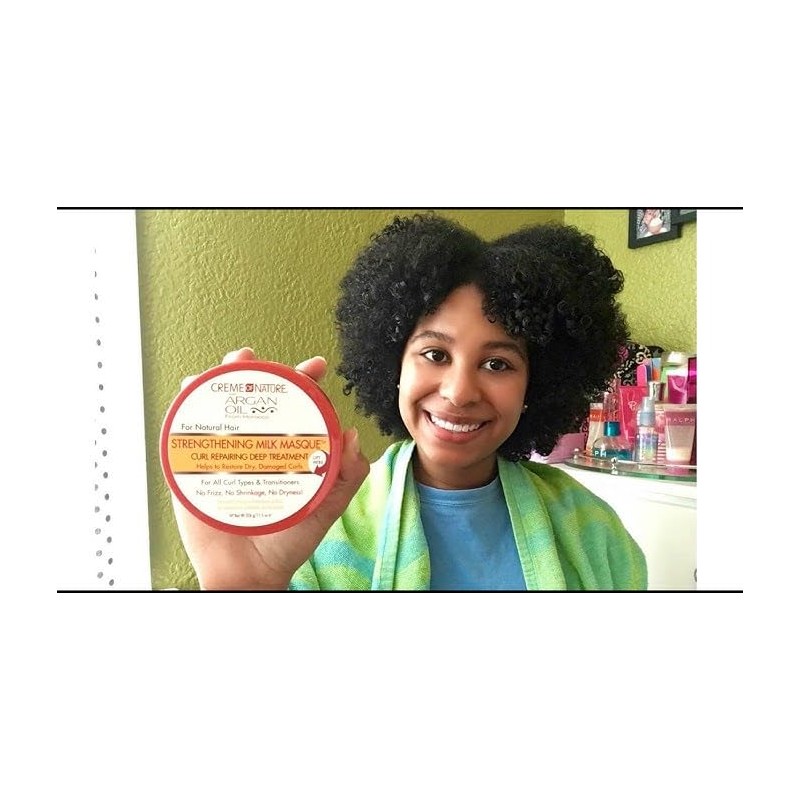 Argon Oil Strengthening Hair Masque by Creme of Nature, Argan