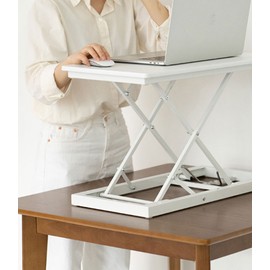 Height-adjustable standing desk, table desk, portable height-adjustable laptop / 높이조절 스탠딩 책상 테이블 데스크 이동식 높낮이조절 노트북