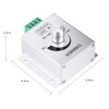 SUPERNIGHT 12V Dimmer Switch, Dimmer Knob Aluminium Case DC12V-24V 8A
