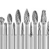 20Pcs Rotary File Burr Grinding Bit Carbide Tool Set Kit