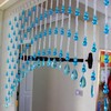 Rekelola Crystal Beaded Curtain for Doorways,Hanging Glass Door Beads Curtains