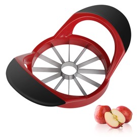 Supercenter Apple Cutter, Apple Corer and Slicer - Stainless Steel Apple Corer - 4.72 Inch Apple Slicer Tool with 12 Super Sharp Blades, lightweight Apple Slicer and Corer with Anti-slip Handle