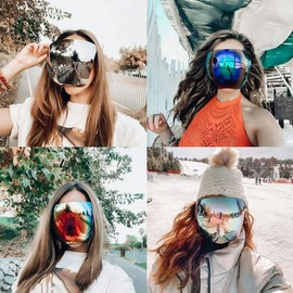 Lseqow Visor Glasses, Anti-Fog Sunglasses, Face Protection Sunglasses, Visor Full Face Protection Visor Goggles Face Protection, UV400, Reusable