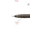 SAINO Aone Ballpoint Pens, BLUE, 0.6mm Fine Point, Pack of