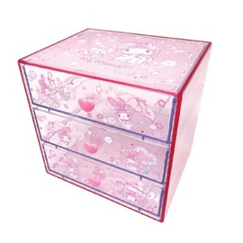 K Company Sanrio Characters My Melody C3C3-MM 3-Tier Chest H 5.8 x W 5.9 x D 4.6 inches (14.7 x 15 x 11.8 cm)