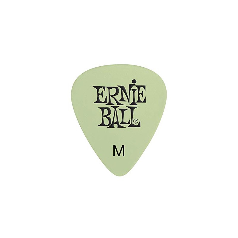 Ernie Ball Super Glow - Púas para guitarra, celulosa, grosor