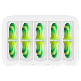 5 Pairs Noise Cancelling Sleeping Silencia Ear Plugs SNR 35dB Noise Reduction Hearing Protection Anti Snoring for Work Studying Travel Washable Reusable for Men and Women