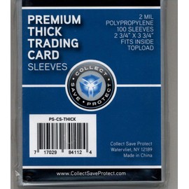 Premium Thick Trading Card Sleeves
