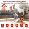 50 sqft HEATIT Warmmat Electric Radiant Self-adhesive Floor Heat Heating