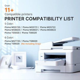 E-Z Ink Compatible Ink Cartridges Replacement for Canon 270 271 XL to use with PIXMA MG5720 MG5721 MG5722 MG6820 MG6821 MG6822 TS5020 TS6020 (2 Large Black,2 Small Black,2 Cyan,2 Magenta,2 Yellow)