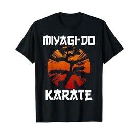 Retro Vintage Miyagi-Do Karate Life Bonsai Tree Martial Arts T-Shirt