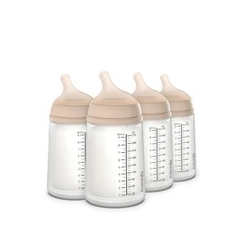 Suavinex Zero Zero - Biberón anticólico, minimiza el rechazo del biberón y la confusión de los pezones, perfecto para lactancia, flujo adaptable, paqu