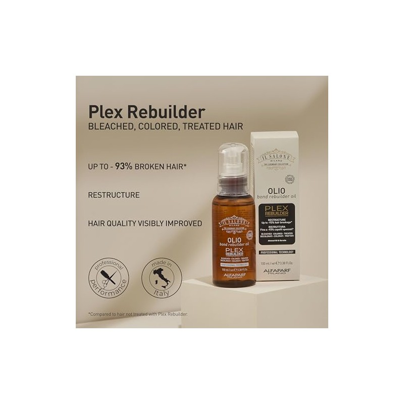 Professional Plex Rebuilder Oil - Aceite para cabello decolorado, teñido