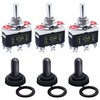 mxuteuk Momentary Toggle Switch 20A 125V DPDT 3 Position 6-Pin