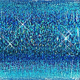 20" Sparkling Hair Tinsel 100 Strands (Blue Sea)