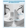 Hibbent Washbasin Drain Set, Universal Drain Fitting with Overflow, 1