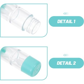 ibasenice Kit de 3 Estuches Rígidos para Lentes de Contacto Portátiles, con Aplicador y Removedor de Silicona, Colores Gris, Azul Lago y Rosa, Contenedor de Almacenamiento Adecuado