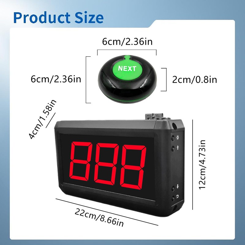 KOQICALL Take a Number System Wireless Queue Management System 1