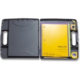 Officemate Portable Dry Erase Clipboard Box, Letter/A4 Size, Charcoal (83382)