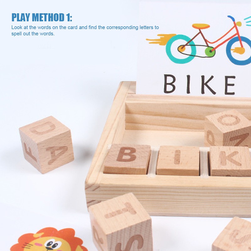 Construction Toys Early‑Learning English Letters Alphabet Baby Enlightenment Toy