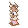 Portable Foldable Wood Literature Rack Display Holder Stand, Pop-up Magazine
