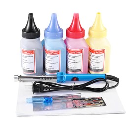 Misee Toner Refill for HP Laserjet MFP M477fnw M477fdw M477fdn M477 M452dn M452nw M452dw Pro 410a CF410a CF411a CF412a CF413a Compatible