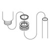 SANEI Sink Adapter Connects Drain to Pipe Fits BL Drain