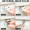 Aminigram Vinyl Siding Hooks for Hanging 12 Pack, Weatherproof-304 Stainless