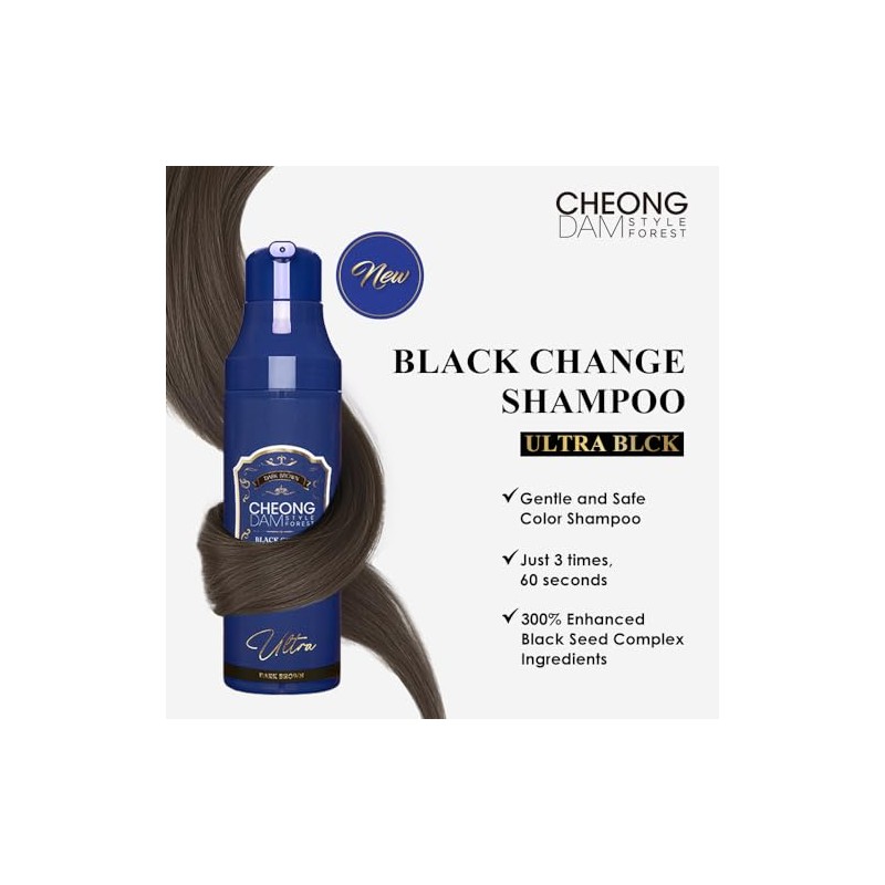 CHEONG DAM STYLE- CHAMPÚ ULTRA NEGRO CAMBIO BOSQUE ESTILO CHEONGDAM
