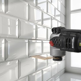 Vearter 4PCS Carbide Multi Tool Blade, Multitool Blades Quick Release Power Accessories Universal Kit Multi Tool Blades for Tile Grout Mortar Concrete Masonry