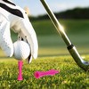 Lyntrioris 50Pcs Vibrant Pink Golf Tees – Eco-Friendly Plastic Design